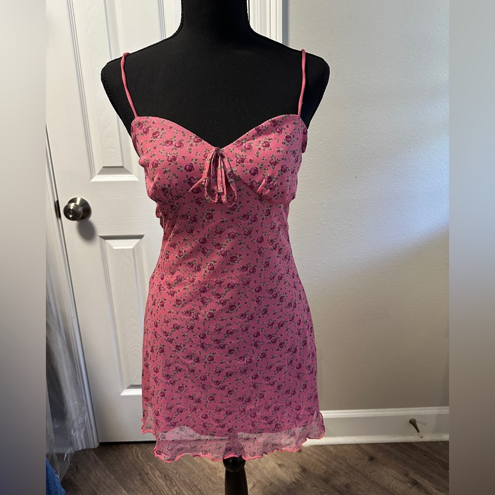 Urban Outfitters Pink Floral Dress